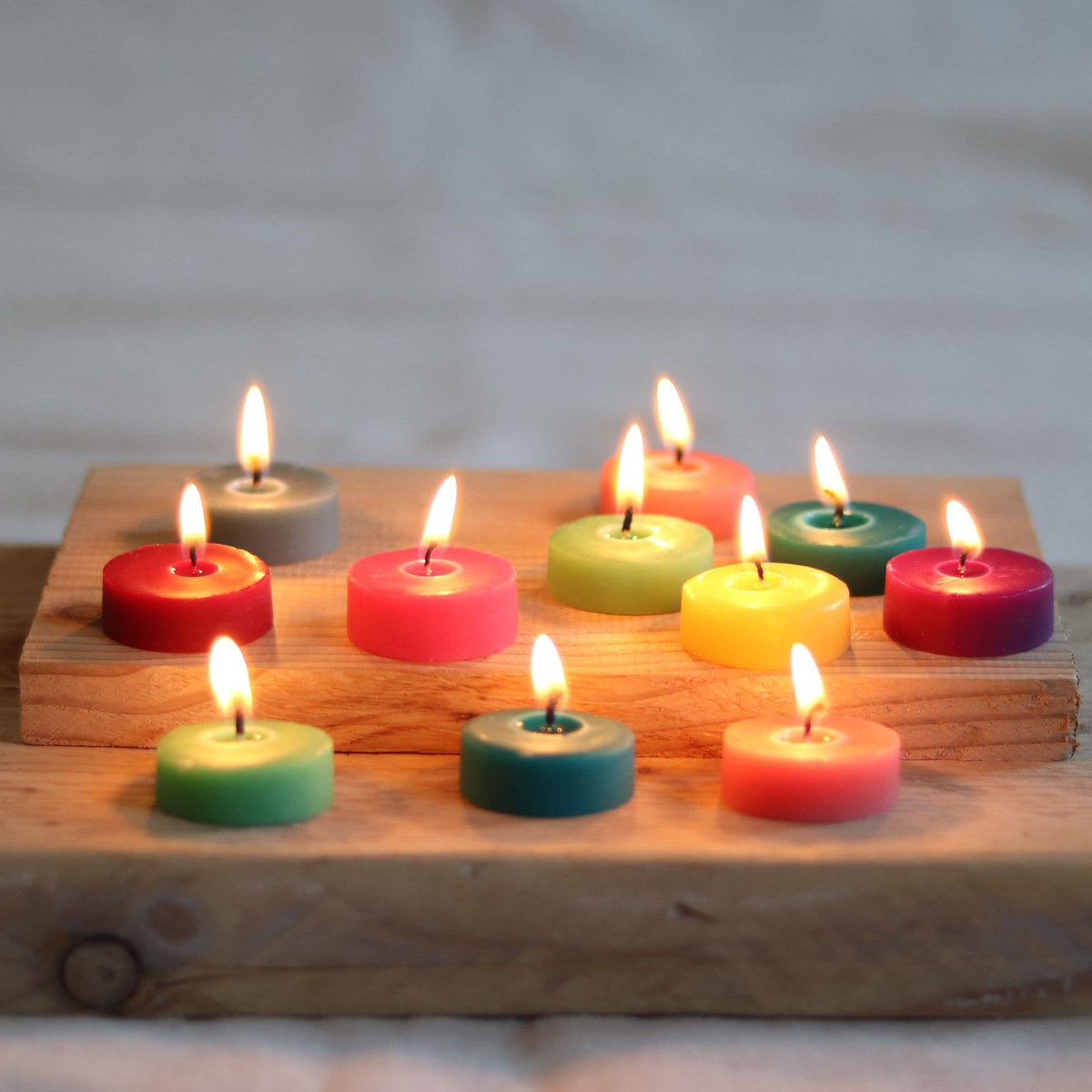 Five Bees Yard - Colourful Set of Eco Friendly Candles