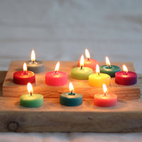 Five Bees Yard - Colourful Set of Eco Friendly Candles
