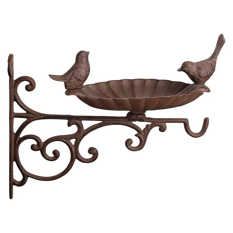 Cast Iron Bird Feeder With Bracket