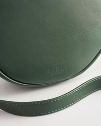 Fable England - Chloe Fawn Embroidered Circle Bag Green
