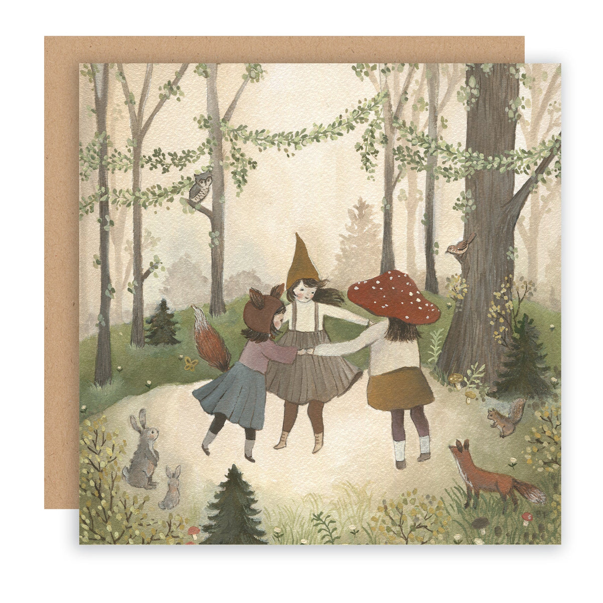 Forest Dance Card