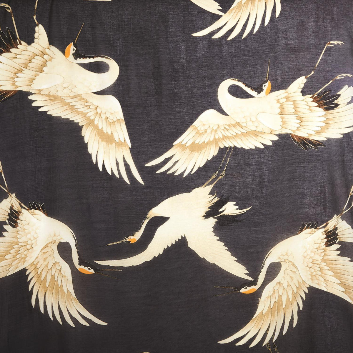 One Hundred Stars Short Heron Kimono in Charcoal