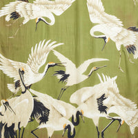 One Hundred Stars Short Heron Kimono in Green