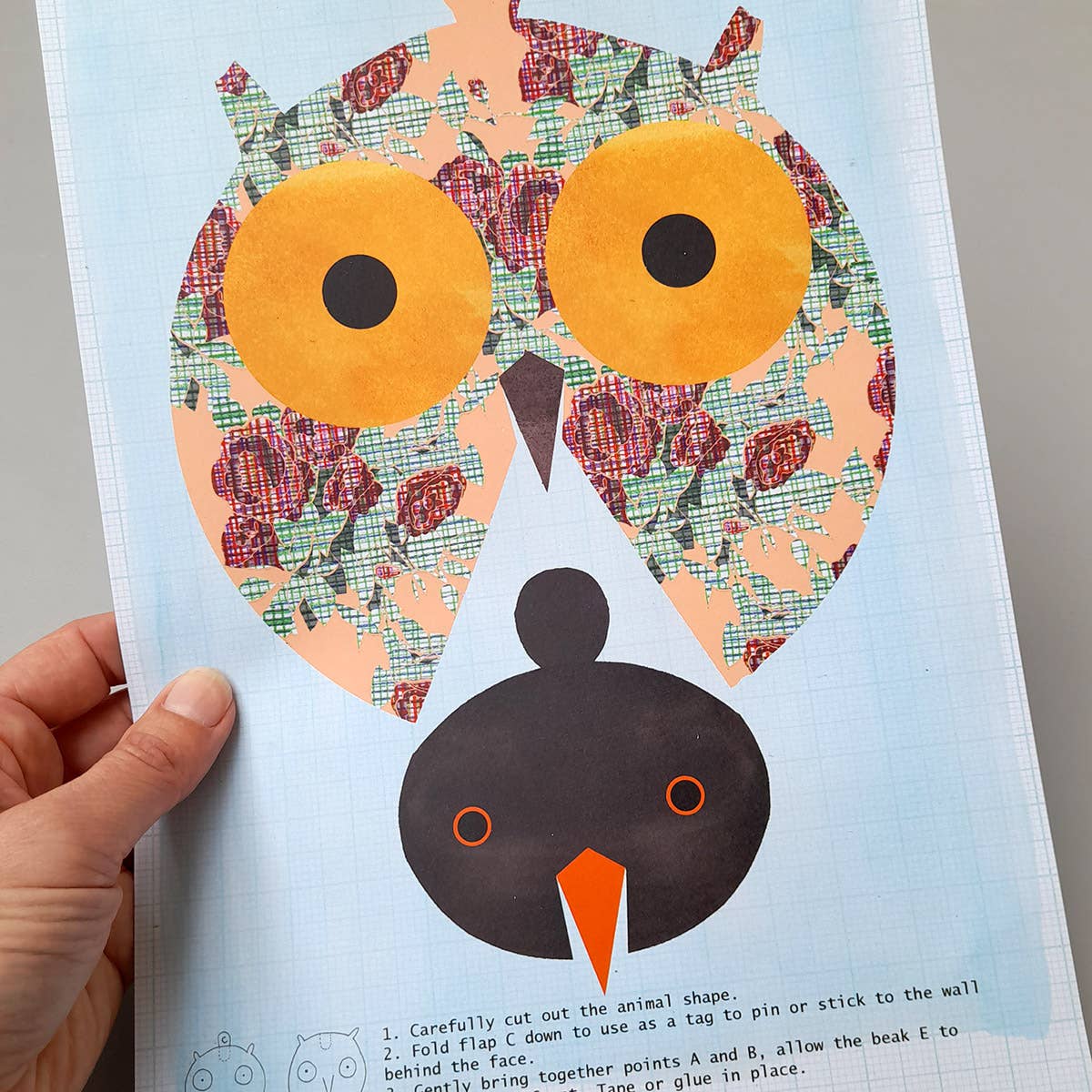 The Black Rabbit - Animal Decorations Kit - Floral