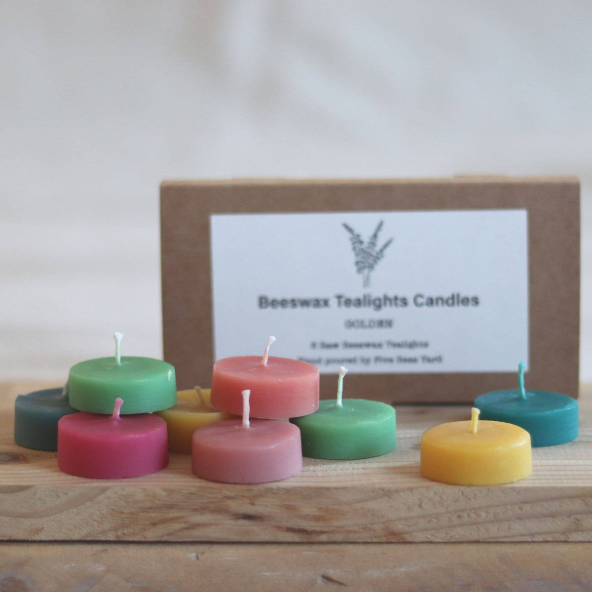 Five Bees Yard - Colourful Set of Eco Friendly Candles