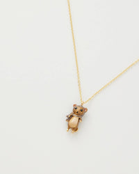 Fable England - FABLE Enamel Ralph Mouse Necklace