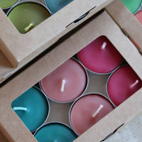 Five Bees Yard - Colourful Set of Eco Friendly Candles