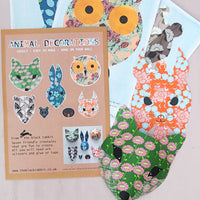 The Black Rabbit - Animal Decorations Kit - Floral
