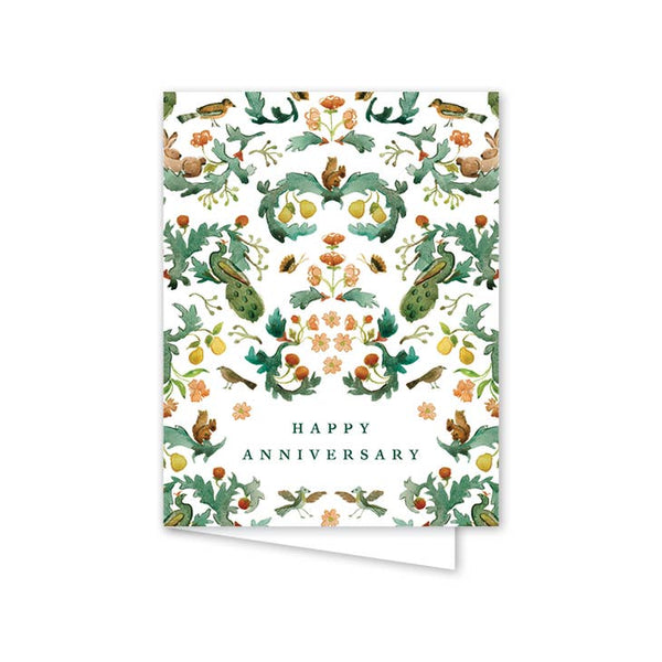 Garden Tapestry Anniversary Card