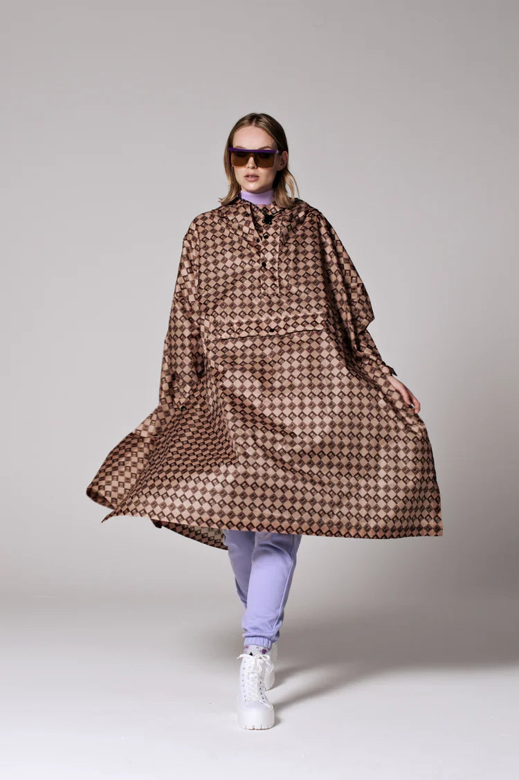 Rainkiss Damier Poncho