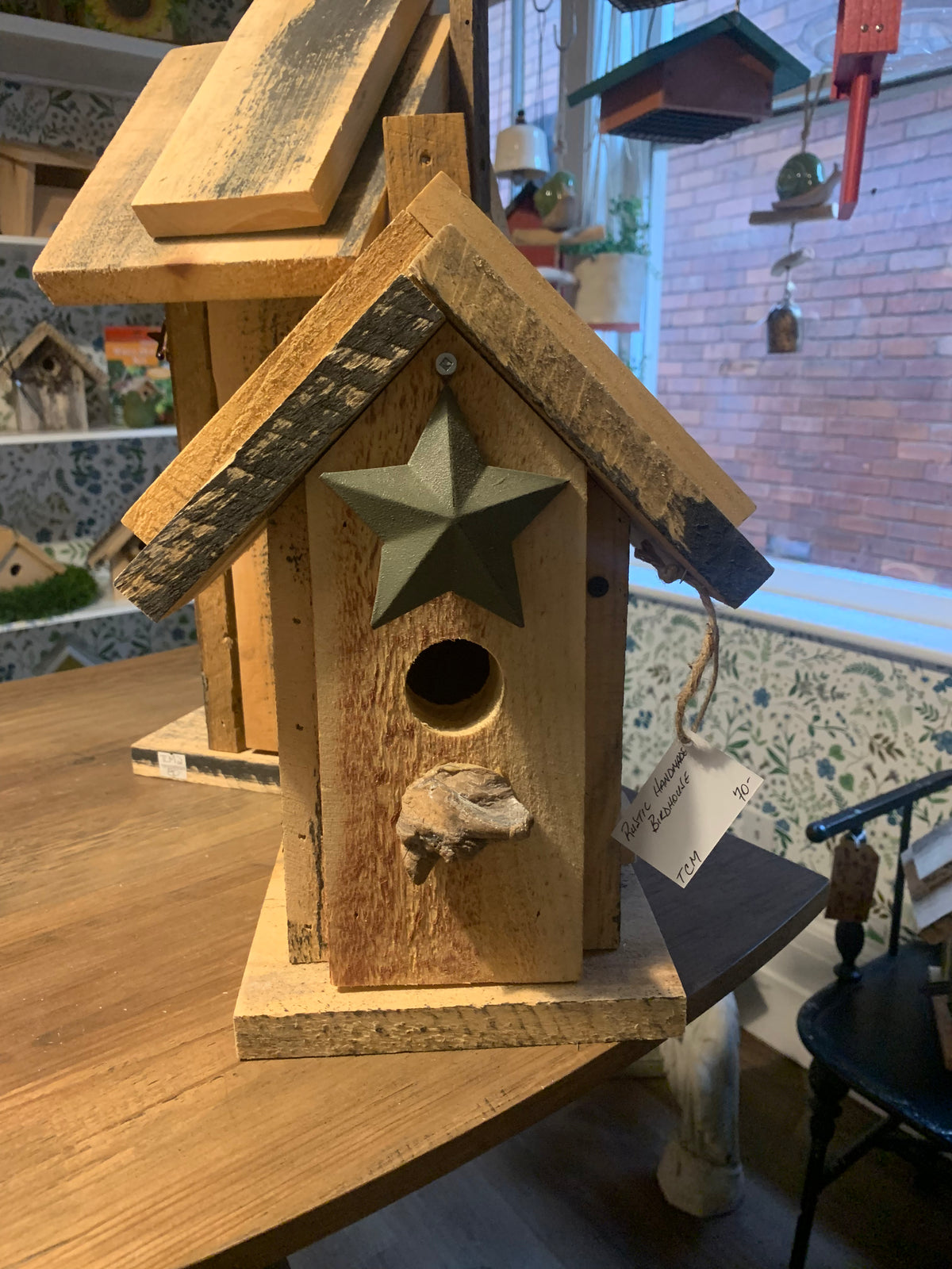 Unique Recycled Medium Wooden Bird House