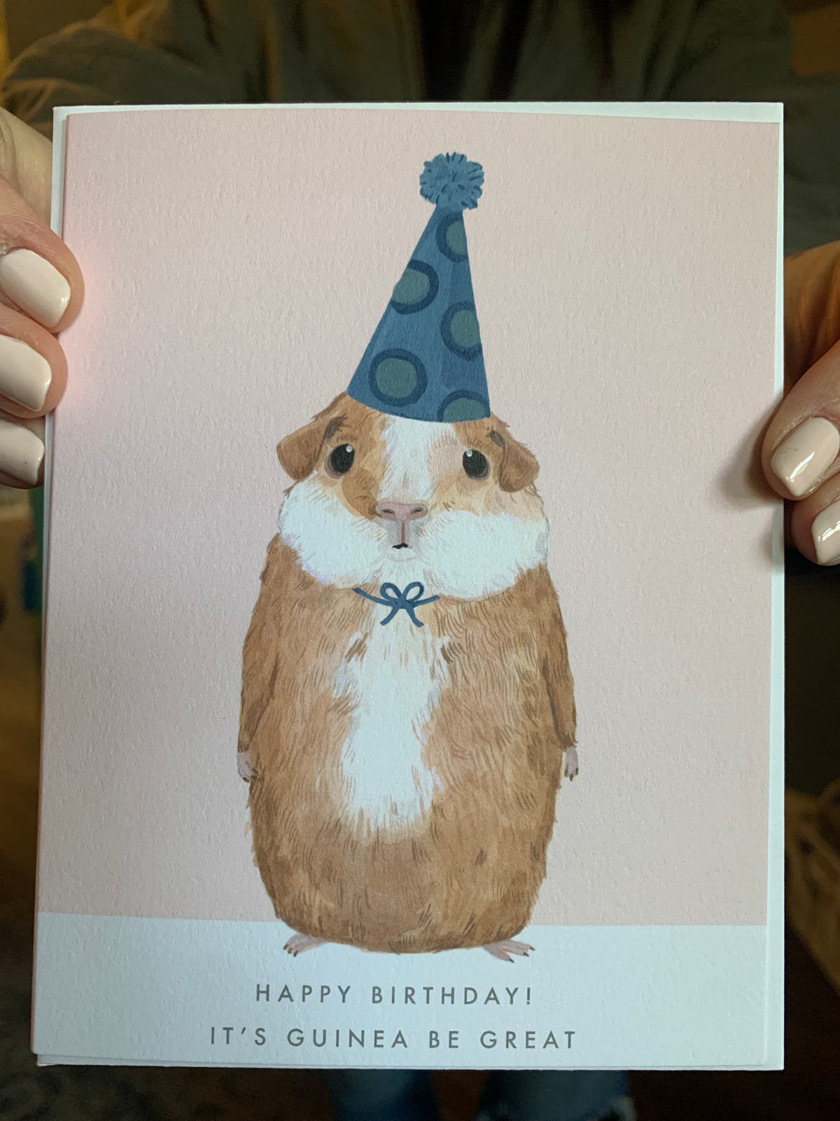 Guinea Pig Happy Birthday Card