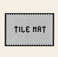 Tile Mat by Letterfolk - White with Black