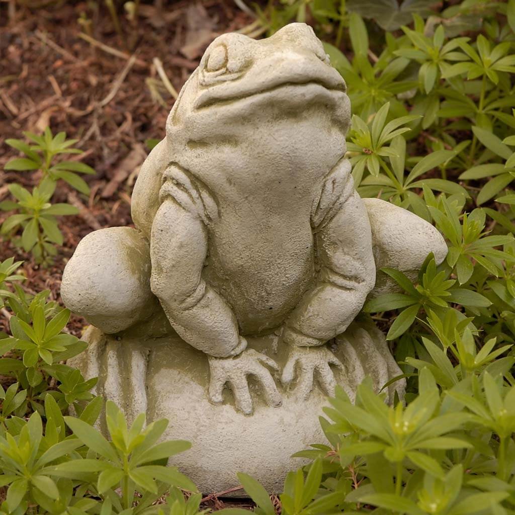 Campania Concrete Frankie the Frog Statue