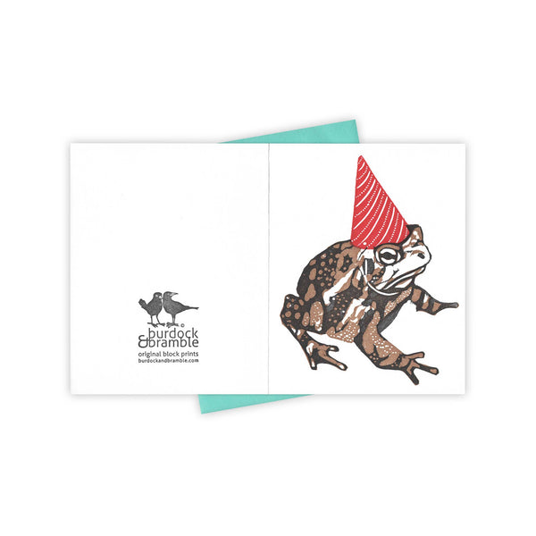 Burdock & Bramble - Party Animal Toad Card