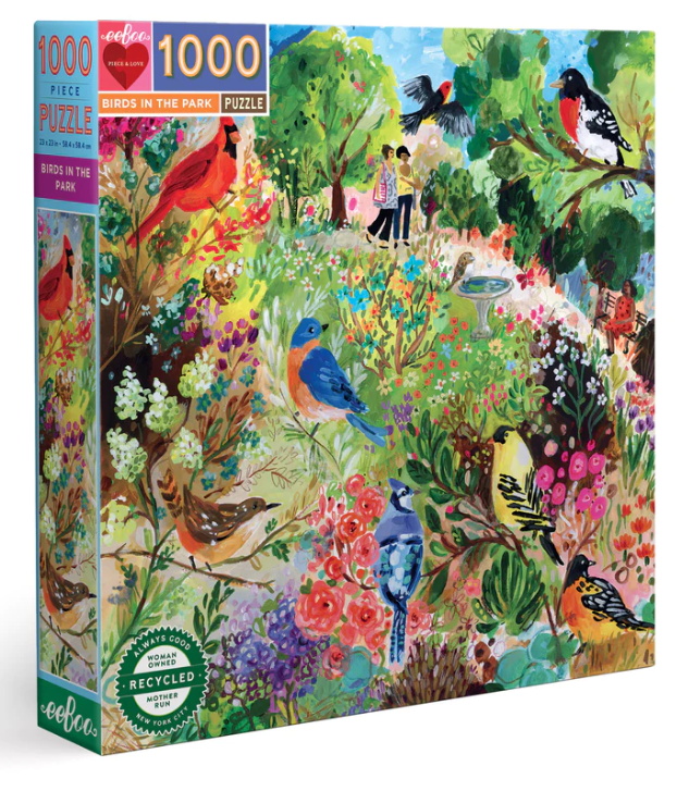 Birds in the Park 1000 Piece Puzzle