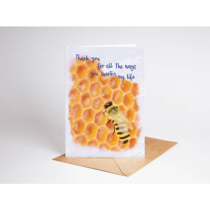 Honey Bee Thank You Card