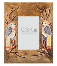 Handpainted Bird 4x6 Frame