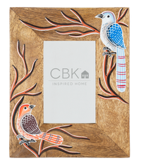Handpainted Bird 4x6 Frame