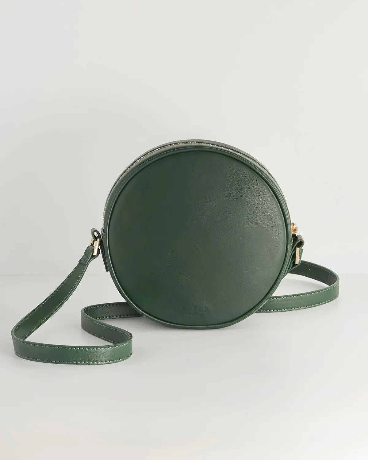 Fable England - Chloe Fawn Embroidered Circle Bag Green