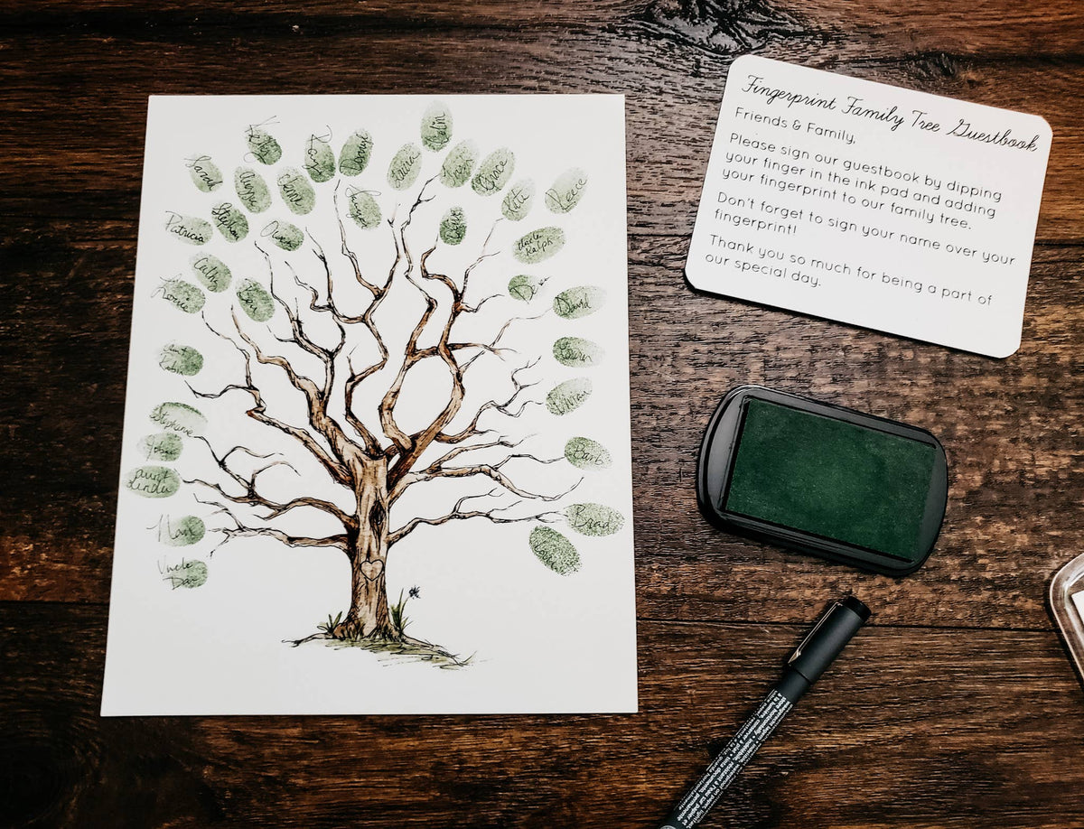 Stephanie Hathaway Designs - The Fingerprint Family Tree