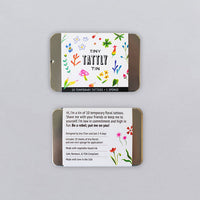 Tiny Imaginary Garden Tattoo Tin