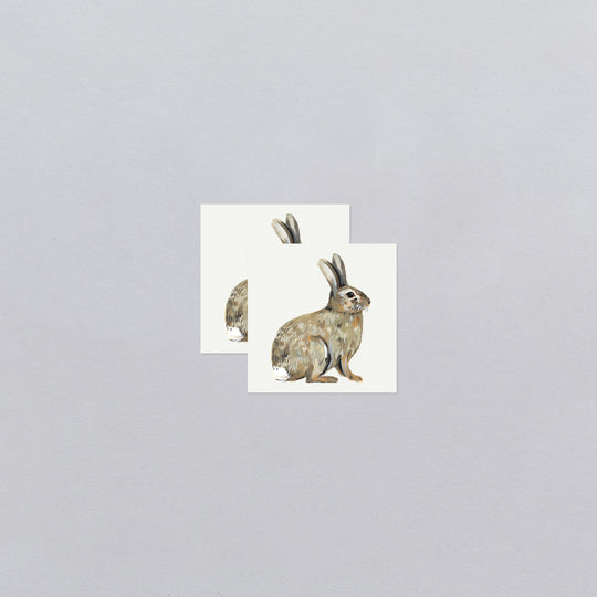 Bunny Rabbit Tattoo Pair