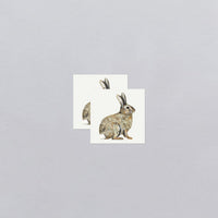 Bunny Rabbit Tattoo Pair
