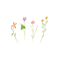 Petite Florals Tattoo