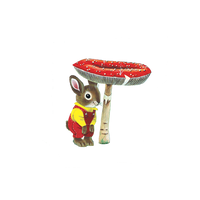 Toadstool Bunny Tattoo Pair