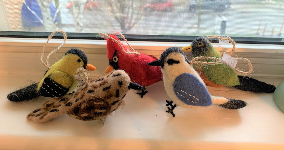 Felt Bird Ornaments