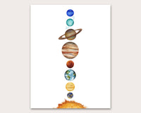 Stephanie Hathaway Designs - Solar System Art Print
