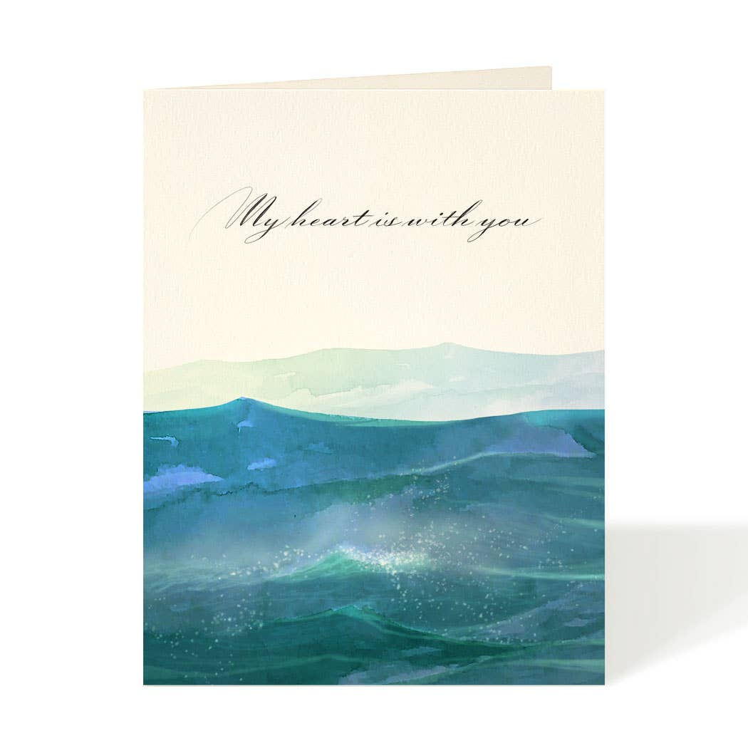 Felix Doolittle - Ocean Swells - Sympathy Card