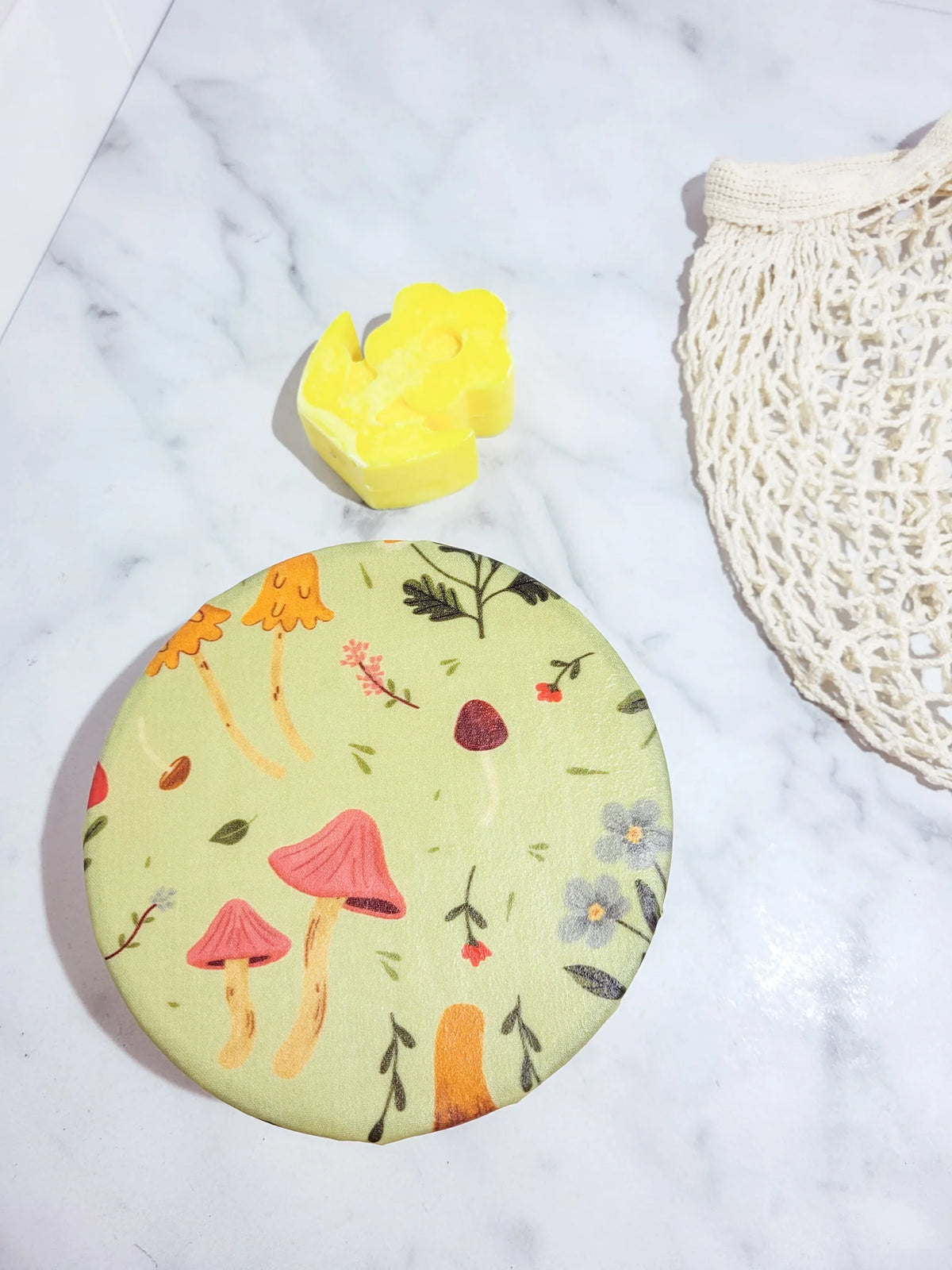 Beeswax Wrap: Magic Mushrooms Single