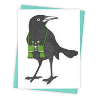 Burdock & Bramble - Birdwatching Grackle Card