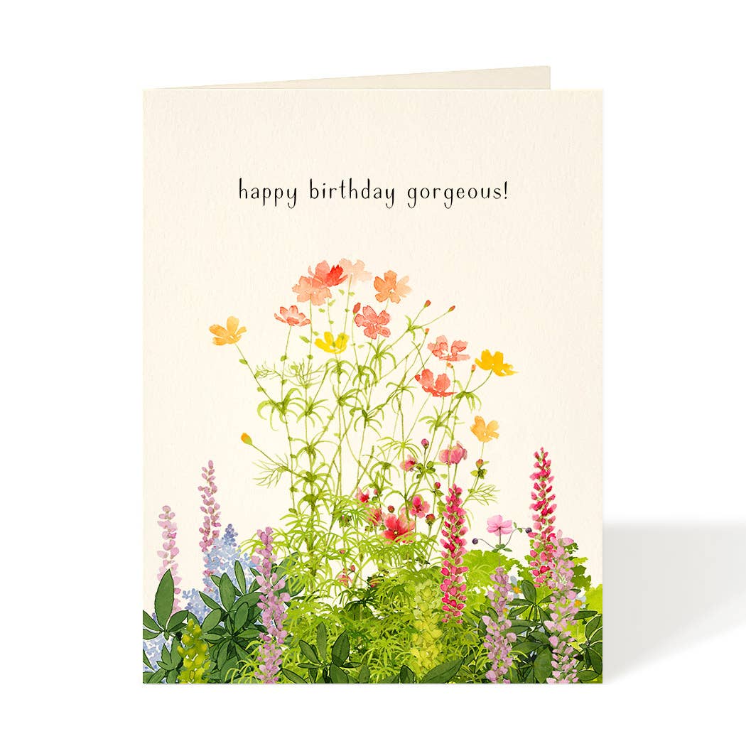Felix Doolittle - Birthday Blooms - Birthday Flowers Greeting Cards