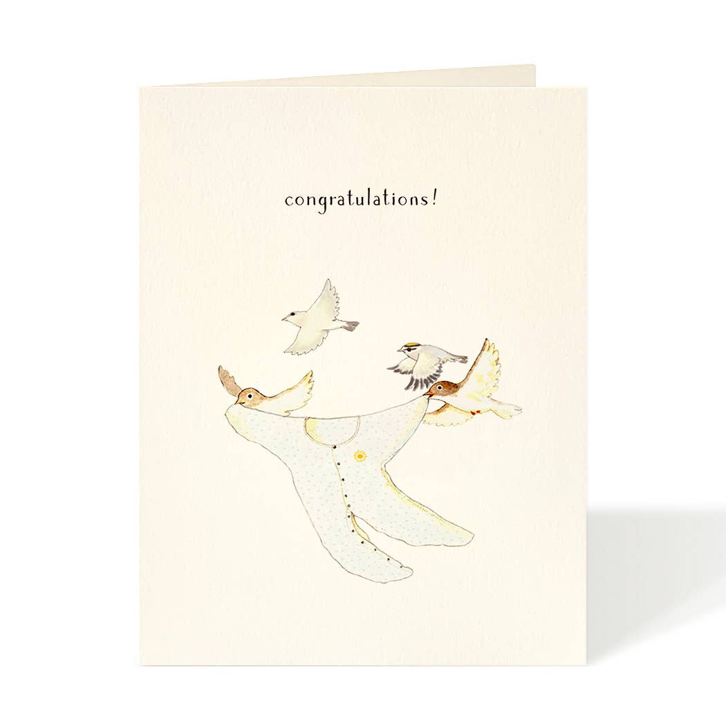 Felix Doolittle - One More Onesie - Baby Card