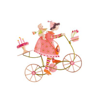 L'Oiseau Bateau - Triplette Fuchsia Cake Mobile for Kids - Decoration