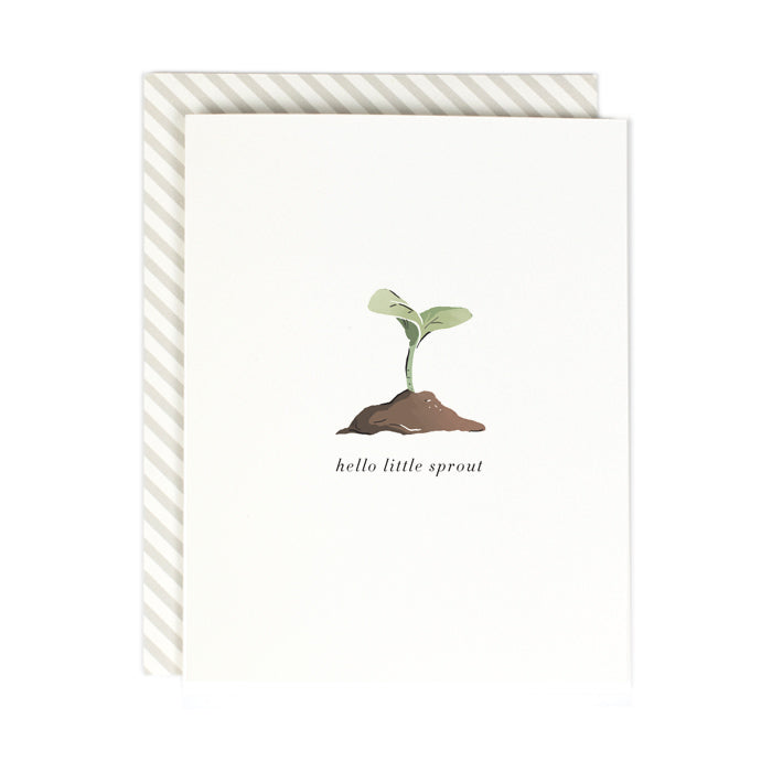 Hello Little Sprout Card