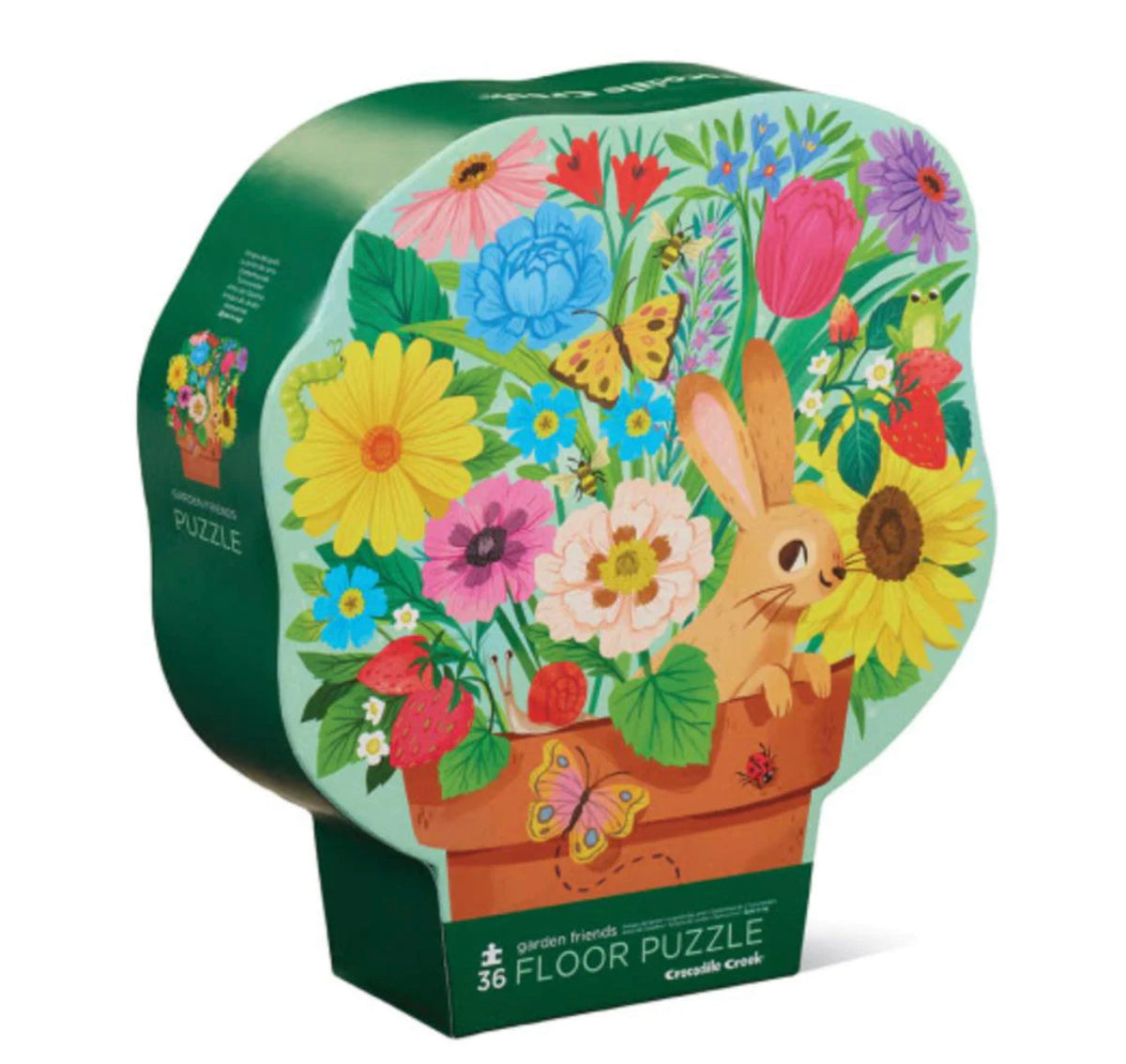 Crocodile Creek garden friends 36 piece puzzle