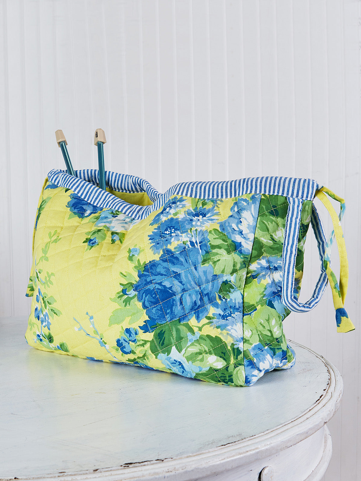 Fairground Patchwork Knitters Bag