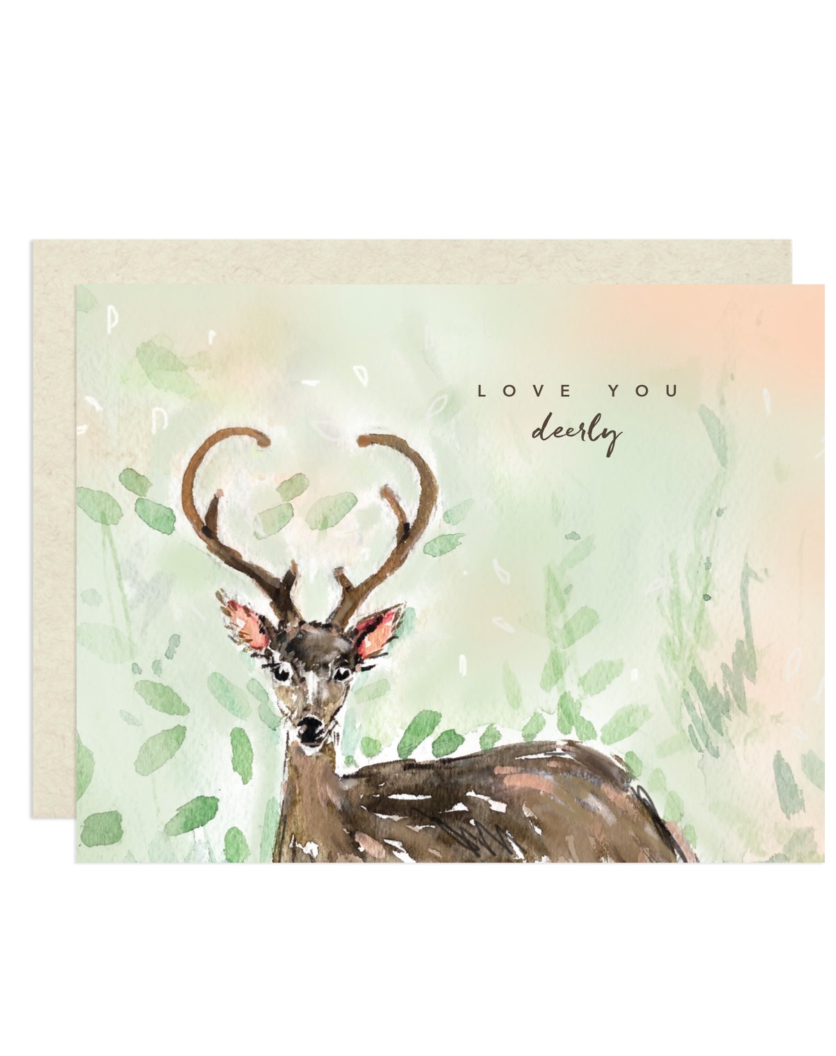 Card- Love You Deerly
