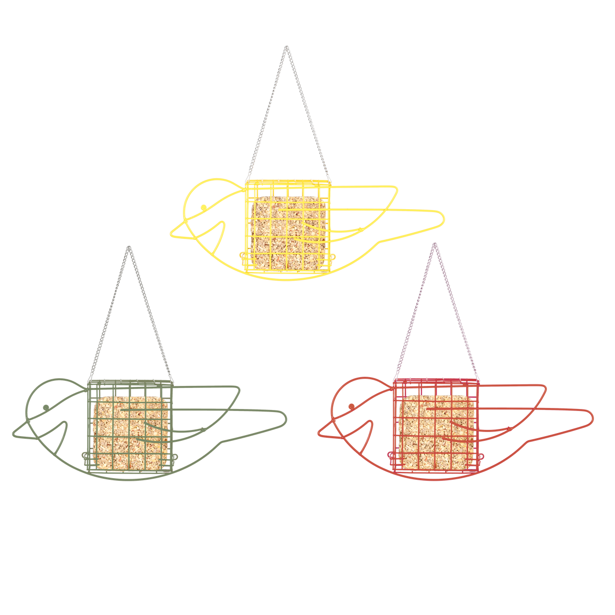 Bird Shaped Suet Cake Baskets