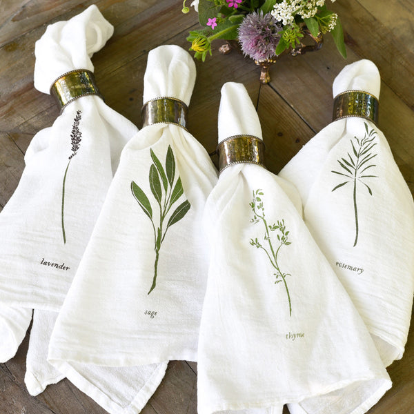 Garden Herb Napkins