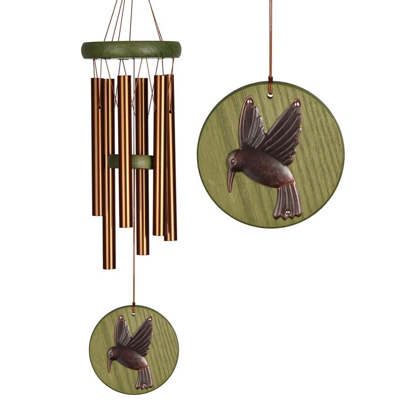 Woodstock Chimes Green Hummingbird - Small