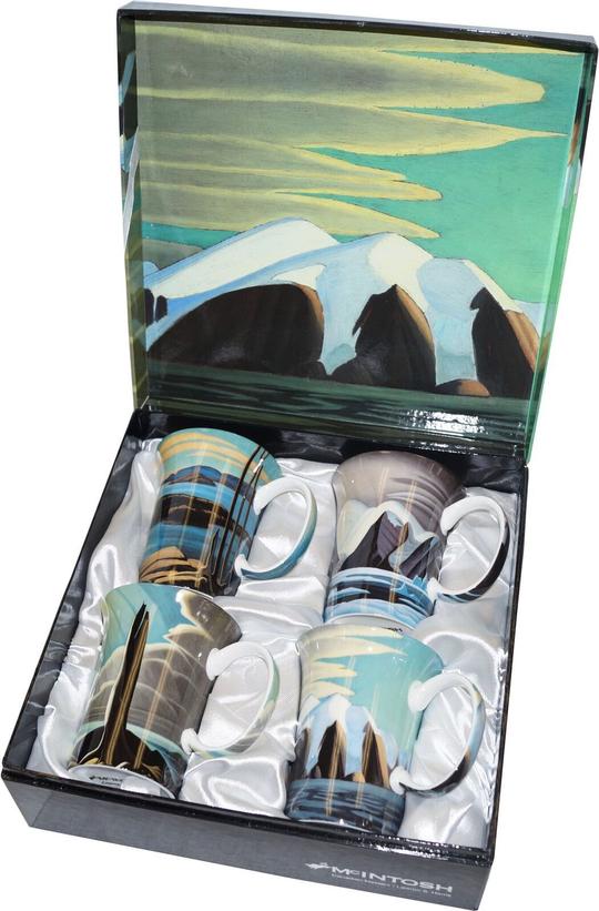 McIntosh 4 Piece Crest Mug Set- Lawren S. Harris