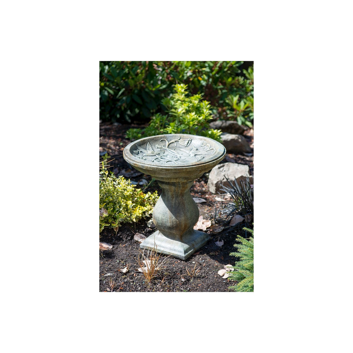 Cast Art Studios- Small Hummingbird Birdbath