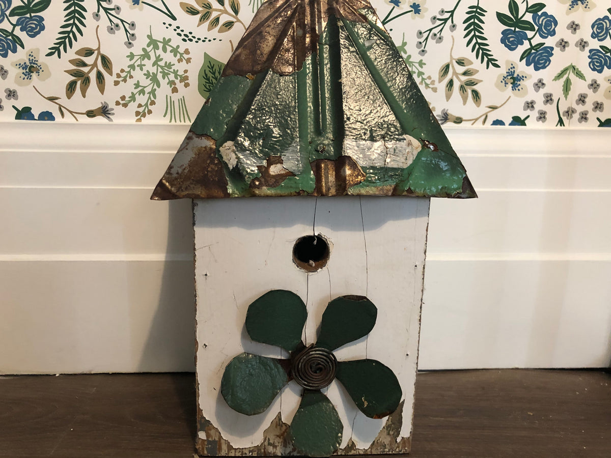 The Saltbox Shoppe-Unique Recycled Wood Birdhouse