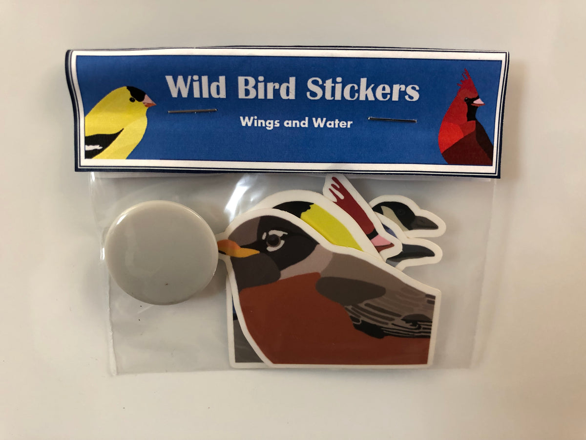 Wild Bird Stickers Pack