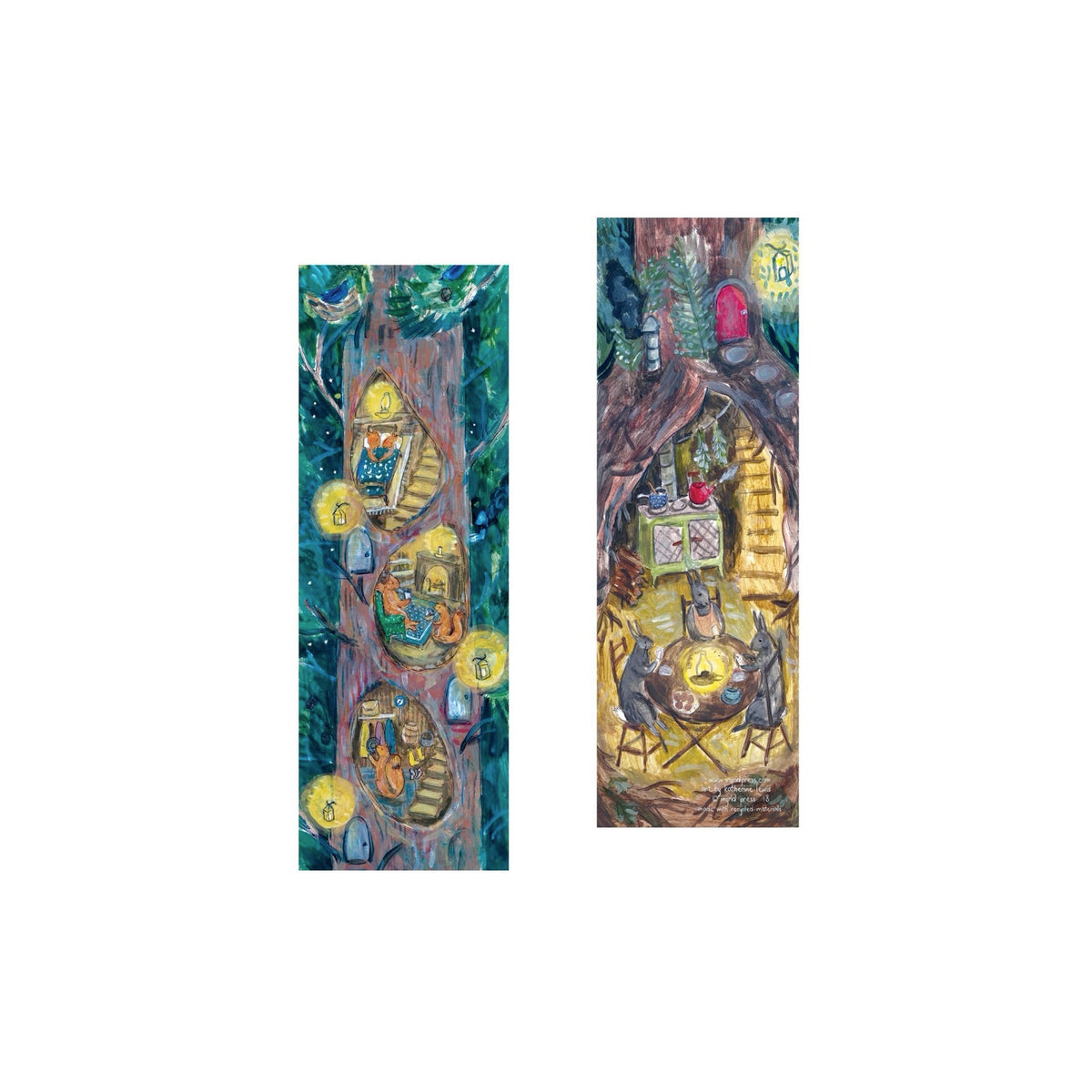 Ingrid Press Redwood Tree Home Bookmark